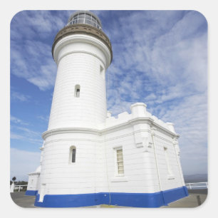 Cape Byron Leuchtturm, Cape Byron (Australiens Quadratischer Aufkleber