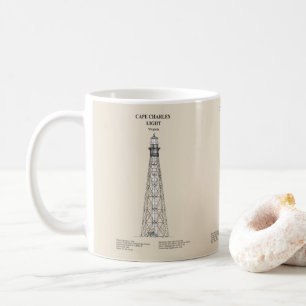 Cape Charles Lighthouse - Virginia - SBD Kaffeetasse