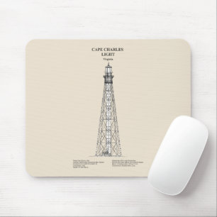 Cape Charles Lighthouse - Virginia - SBD Mousepad