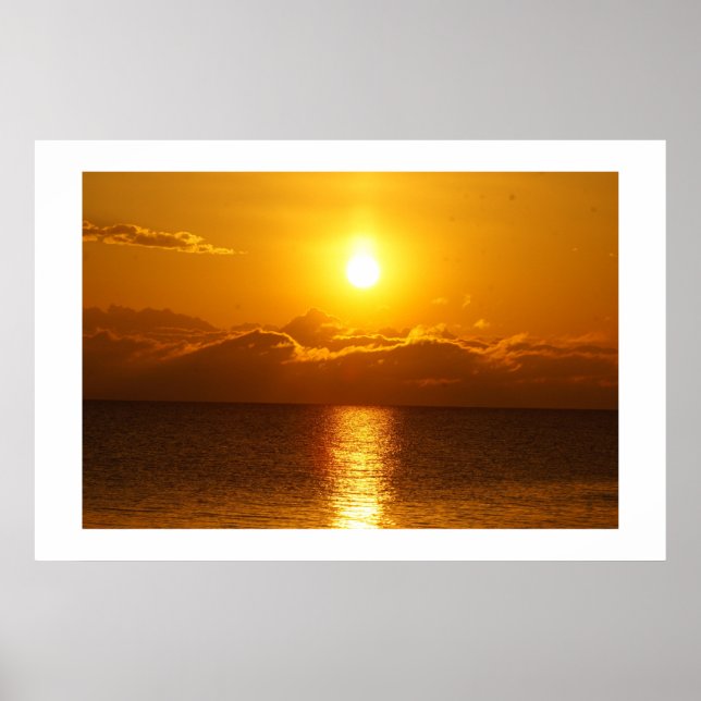Cape Charles Sunset Poster (Vorne)