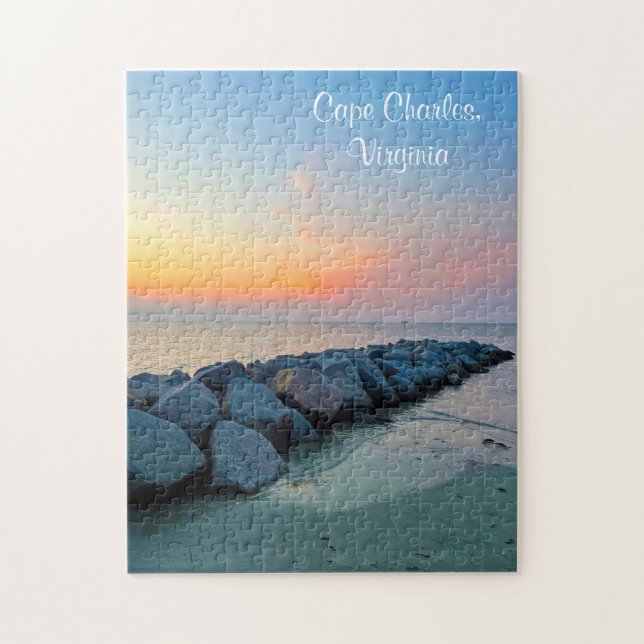 Cape Charles Virginia Sunset Puzzle (Vertikal)