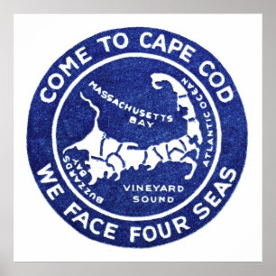 Cape Cod 1910 Poster