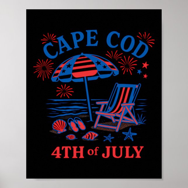 Cape Cod 4. Juli  Poster (Vorne)