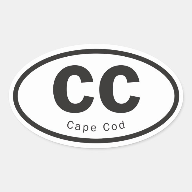 Cape Cod Aufkleber (Vorderseite)