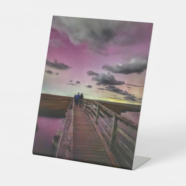 Cape Cod Aurora Borealis Sockelschild (Vorderseite)