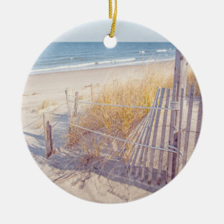 Cape Cod Beach and Ocean Keramik Ornament
