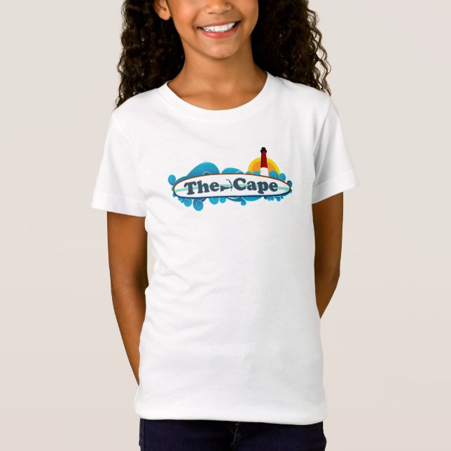 Cape Cod"Brandungs-" Entwurf T-Shirt (Vorderseite)
