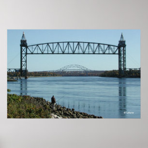 Cape Cod Canal Bridges Fotografie Poster