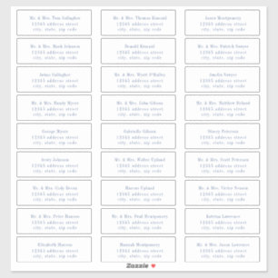 CAPE COD Coastal Blue Guest Address Labels