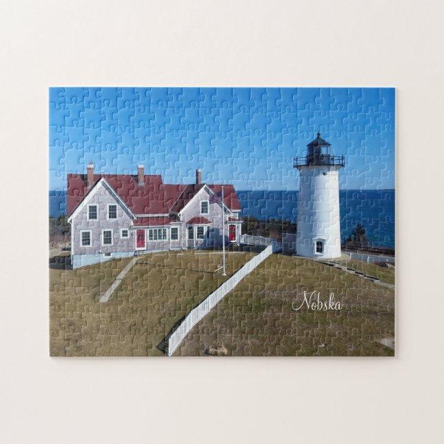 Cape Cod Custom Foto Lighthouse Puzzle (Horizontal)
