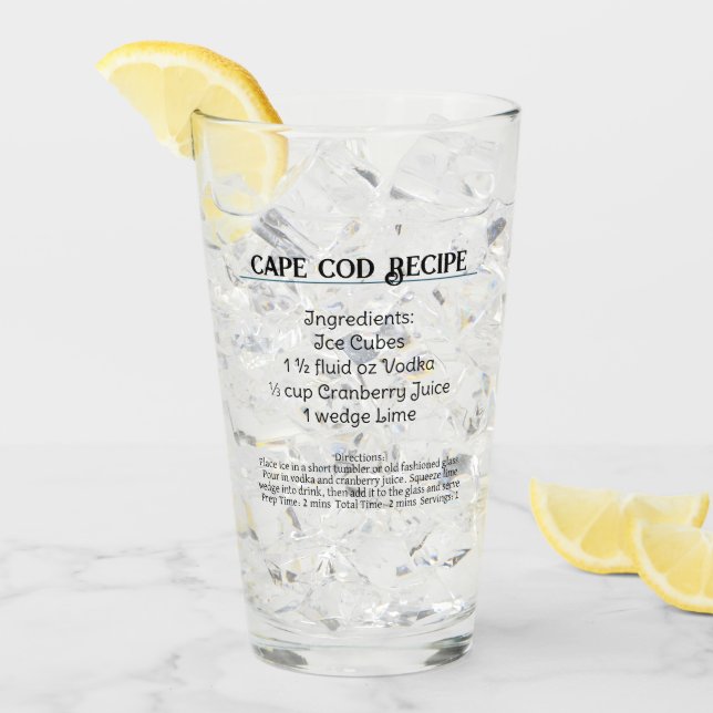 Cape Cod Drink Rezept Glas (Vorderseite Ice)
