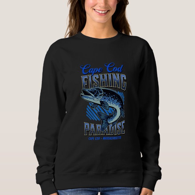 Cape Cod Fishing Paradies Sweatshirt (Vorderseite)