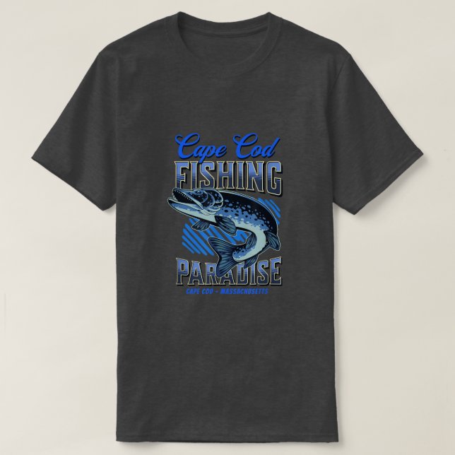 Cape Cod Fishing Paradies  T-Shirt (Design vorne)