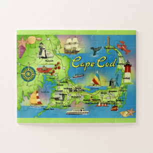 Cape Cod großes Stück Puzzle