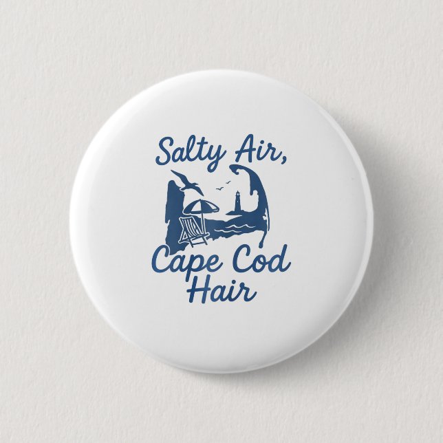 Cape Cod Haare  Button (Vorderseite)