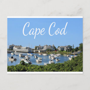 Cape Cod, Harwich MA Wychmere Hafen Postkarte