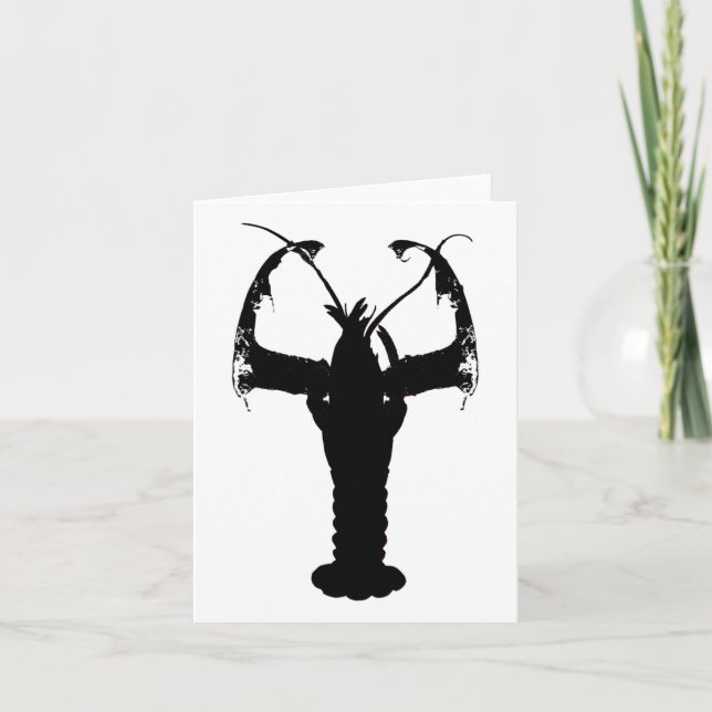 Cape Cod Hummer Claws T Shirt Karte (Vorderseite)