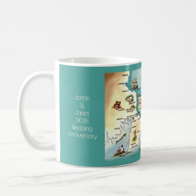 Cape Cod III Custom Tasse (Links)