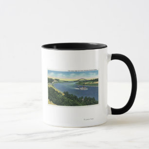 Cape Cod-Kanal-Ansicht von Sagamore Brücke Tasse