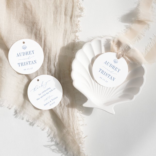 CAPE COD Küste Minimalistische Hochzeit Vielen Dan Geschenkanhänger (Von Creator hochgeladen)