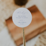 CAPE COD Küste Minimalistische Hochzeit Vielen Dan Runder Aufkleber<br><div class="desc">CAPE COD Coastal Blue Minimalistisch,  Hochzeit danke Ihnen für Aufkleber.</div>