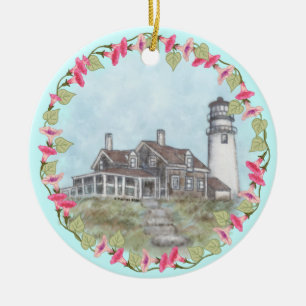 Cape Cod Leuchtturm Keramik Ornament