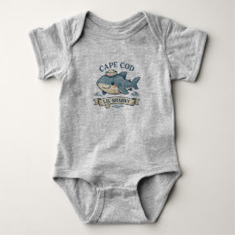 Cape Cod Lil' Sharky Baby Bodysuit Strampler
