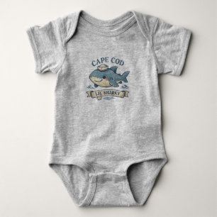 Cape Cod Lil' Sharky Baby Bodysuit Strampler