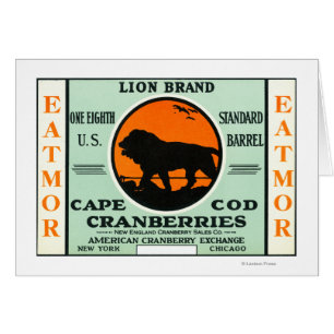 Cape Cod Lion Eatmor Cranberries Markenzeichen