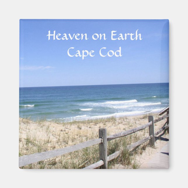 Cape Cod MA Beach Heaven auf Erden Kühlschrankmagn Magnet (Vorne)