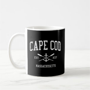 Cape Cod Ma Crossed Oars Boat Anchor Sport Kaffeetasse