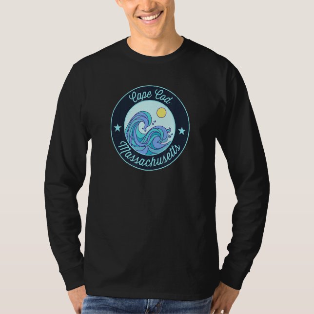 Cape Cod Ma Massachusetts Souvenir Schifffahrt Sur T-Shirt (Vorderseite)