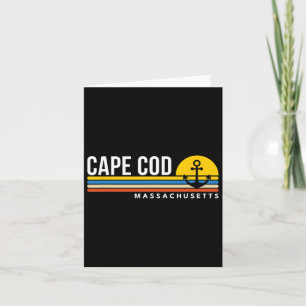 Cape Cod Machusetts Ma Vintag Retro Souvenirs Boa Karte