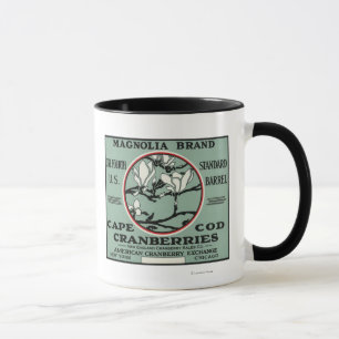 Cape Cod Magnolia Marke Cranberry Label Tasse