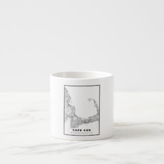 Cape Cod Map Espressotasse