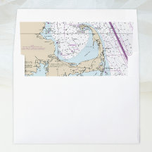Cape Cod Map Nautical Chart DIY Hochzeit