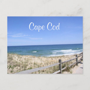 Cape Cod Mass Dunes Beach Ocean Post Card Postkarte
