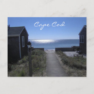 Cape Cod Massachusetts bei der Abendkarte Postkarte