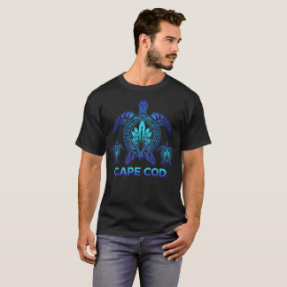 Cape Cod Massachusetts MA Blue Sea Turtle Souvenir T-Shirt
