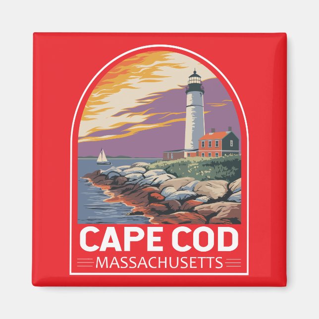Cape Cod Massachusetts Magnet (Vorne)