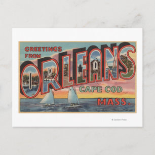 Cape Cod, Massachusetts (Orleans) Postkarte