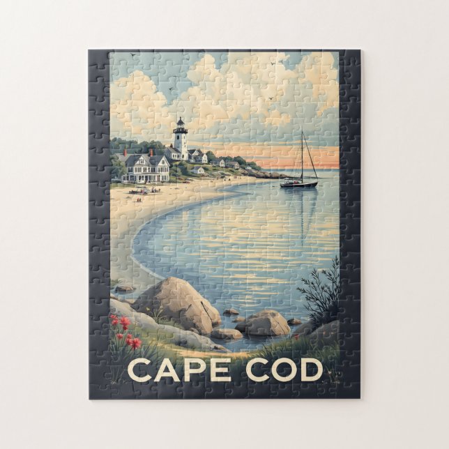 Cape Cod Massachusetts Puzzle (Vertikal)