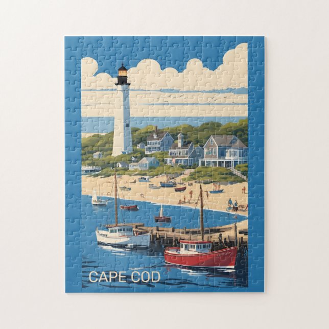 Cape Cod Massachusetts Puzzle (Vertikal)