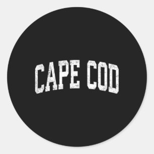 Cape Cod Massachusetts Runder Aufkleber
