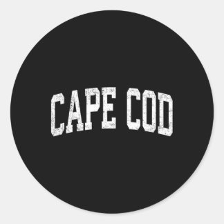 Cape Cod Massachusetts Runder Aufkleber