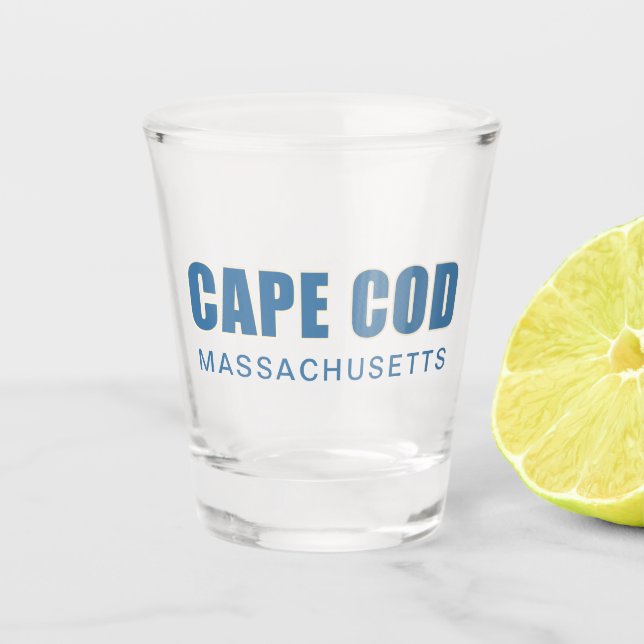 Cape Cod Massachusetts Schnapsglas (Vorderseite)