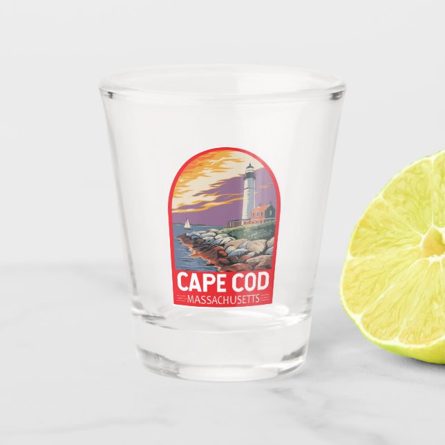 Cape Cod Massachusetts Schnapsglas (Vorderseite)