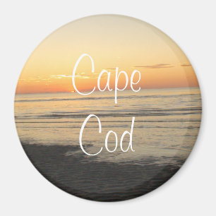Cape Cod, Massachusetts-Sonnenuntergangandenken Magnet