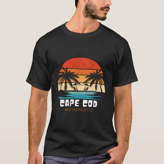 Cape Cod Massachusetts Strand Küste Männer Frauen T-Shirt (Vorderseite)