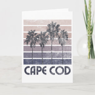 Cape Cod Massachusetts Strand Sommerurlaub Vintage Karte